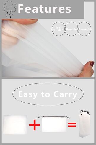 EnergeticSky Rain Ponchos For Adults, EVA Reusable Rain Coat With Hoods And Sleeves, Portable Rain Coats for Women Men in Saudi Arabia