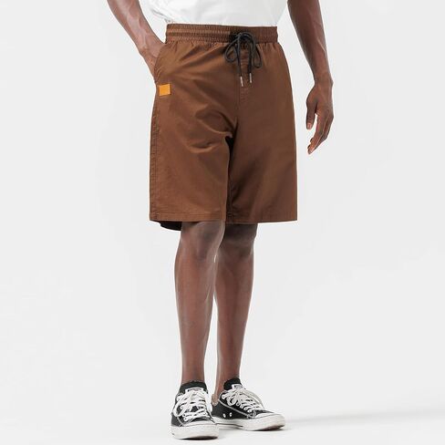 Drawstring Men's Cotton Casual Work Shorts Twill Stretch Summer Beach Chino Bermuda Shorts in Saudi Arabia