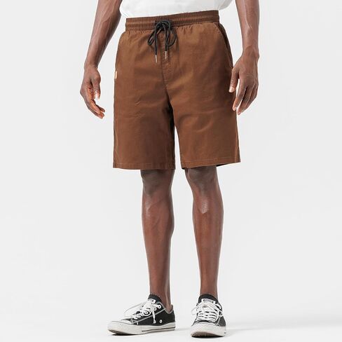 Drawstring Men's Cotton Casual Work Shorts Twill Stretch Summer Beach Chino Bermuda Shorts in Saudi Arabia