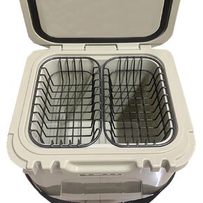 Cooler Basket Compatible with YETI Roadie 24 and Yeti Roadie 32, Dry Goods Wire Cooler Rack Storage Will Keep Smaller Items Dry and Stay Goods High for Roadie 24,32 Ice Chest Good to Hold Fruit, etc. in Saudi Arabia