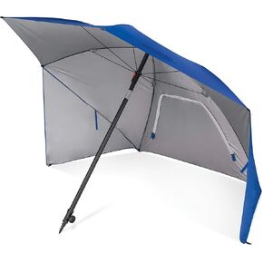 Sport-Brella Ultra SPF 50+ Angled Shade Canopy Umbrella for Optimum Sight Lines at Sports Events (8-Foot)