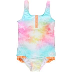 بدلة سباحة RuffleButts للفتيات من قطعة واحدة مع حماية من أشعة الشمس بعامل حماية من أشعة الشمس 50+ in Kuwait