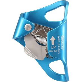 NewDoar Rock Climbing Chest Ascender Abdominal for Vertical Rope Climbing CE Certified Rope Clamp for 8~13MM Rope