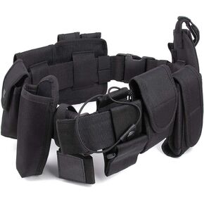 TokFlys Tactical Utility Belt with10 Pouches Security Military Duty Nylon Belt in Kuwait