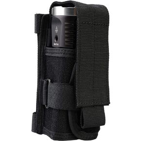 VIPERADE Tactical Flashlight Holster, MOLLE Flashlight Holder, Horizontal & Vertical Carry for Duty Belt, Open Top Flashlight Pouch for Tactical Vest Backpack in Kuwait