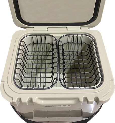 Cooler Basket Compatible with YETI Roadie 24 and Yeti Roadie 32, Dry Goods Wire Cooler Rack Storage Will Keep Smaller Items Dry and Stay Goods High for Roadie 24,32 Ice Chest Good to Hold Fruit, etc. in Saudi Arabia