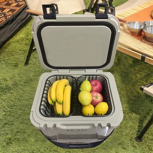 Cooler Basket Compatible with YETI Roadie 24 and Yeti Roadie 32, Dry Goods Wire Cooler Rack Storage Will Keep Smaller Items Dry and Stay Goods High for Roadie 24,32 Ice Chest Good to Hold Fruit, etc. in Saudi Arabia