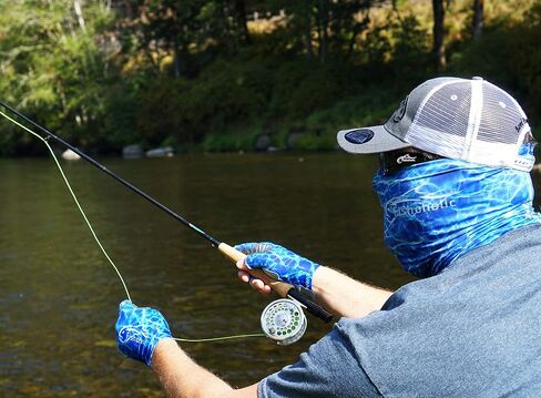قناع وجه لصيد الأسماك من Fishholic، قناع للرقبة للصيد - 3 ألوان - UPF50+ للحماية من الشمس، قناع للرقبة لصيد السمك in Kuwait
