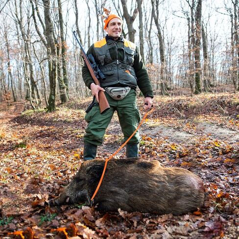 WXJ13 حبل صيد غزال برتقالي مكون من 3 قطع مع مقبض مريح، مناسب للصيادين لسحب الخشب والحيوانات الكبيرة in Kuwait