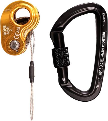 Wild Country Ropeman 2 Ascender | Forged Plates, Stainless Steel Cam, Rope Clamp for Climbing, Hunting, & Rigging in Kuwait