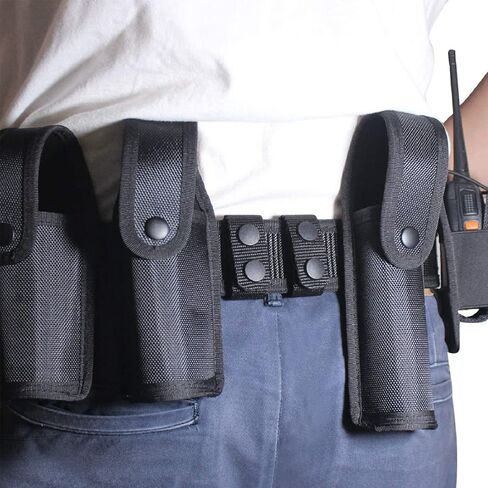 OFYDNR Duty Belt Keeper with Double Snaps & Tactical Gear Clip, Law Enforcement Accessories Nylon Belt Keepers Nylon Key Ring Holder for 2" and 2¼" Wide Belt (Set of 6) in Kuwait