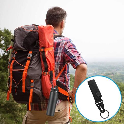 OFYDNR Duty Belt Keeper with Double Snaps & Tactical Gear Clip, Law Enforcement Accessories Nylon Belt Keepers Nylon Key Ring Holder for 2" and 2¼" Wide Belt (Set of 6) in Kuwait