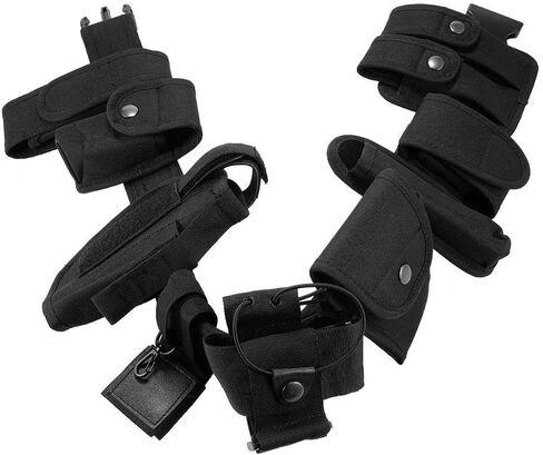 Fbest Modular Tactical Belt Duty Belt Police Security Law Enforcement Military Duty Utility Belt with Pouches Holster Gear in Saudi Arabia