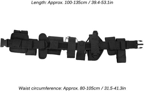 Fbest Modular Tactical Belt Duty Belt Police Security Law Enforcement Military Duty Utility Belt with Pouches Holster Gear in Saudi Arabia