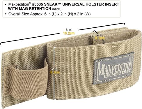 Maxpedition Gear Sneak Universal Holster Insert with Mag Retention in Kuwait