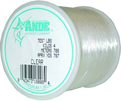 Ande A18-12GE Premium Monofilament, 1/8-Pound Spool, 12-Pound Test, Bright Green Finish in Saudi Arabia