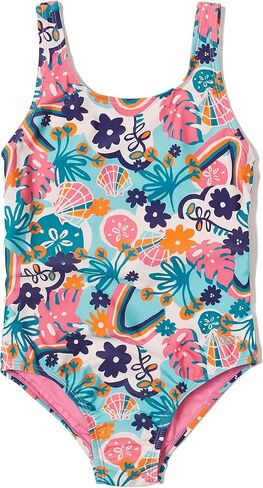 Speedo Girls' Swimsuit One Piece High Neck Strappy Back in Kuwait