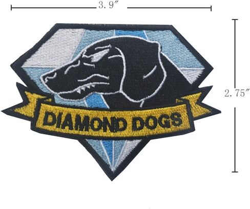 Military Morale Diamond Dogs and Metal Gear Solid Fox Patch (3pcs) in Kuwait