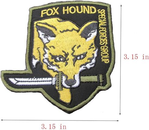 Military Morale Diamond Dogs and Metal Gear Solid Fox Patch (3pcs) in Kuwait