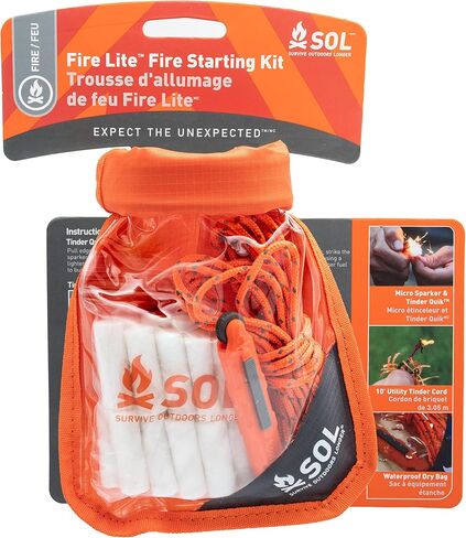 Survive Outdoors Longer Survival Fire Lite Kit & Dry Bag (Pack of 2) in Saudi Arabia