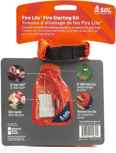 Survive Outdoors Longer Survival Fire Lite Kit & Dry Bag (Pack of 2) in Saudi Arabia