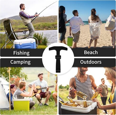 Olaismln Cooler Lid Latches Replacement Compatible with Yeti, RTIC and Other Related Coolers, T-Latches Made of Premium Hard Durable Rubber, Help Save Fingers/Knuckles（2 Pack） in Kuwait