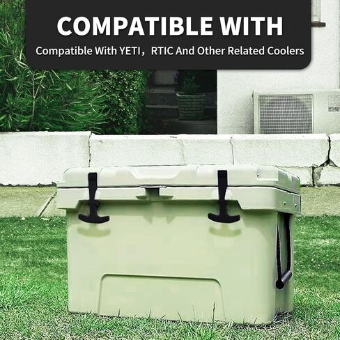 Olaismln Cooler Lid Latches Replacement Compatible with Yeti, RTIC and Other Related Coolers, T-Latches Made of Premium Hard Durable Rubber, Help Save Fingers/Knuckles（2 Pack） in Kuwait