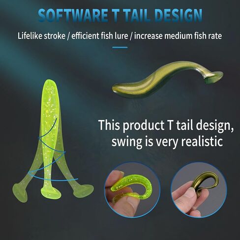 Momiuchear 21 Pcs Alabama Umbrella Rig 5 Arms for Bass Striper Rig Fishing Lures Bait Kit with Swimbaits for Perch Walleye Trout Freshwater/Saltwater Boat Trolling in Saudi Arabia