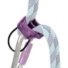 جهاز AOKWIT الاحترافي 25KN Rappel ATC Belay جهاز الألومنيوم على شكل حرف V لتسلق الصخور جهاز تثبيت السليل معدات السلامة