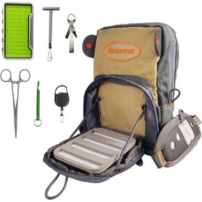 Aventik Fly Fishing Chest Bag Ultra Light Multiple Pockets Chest Pack with Vest Pack Tool Combo C in Kuwait
