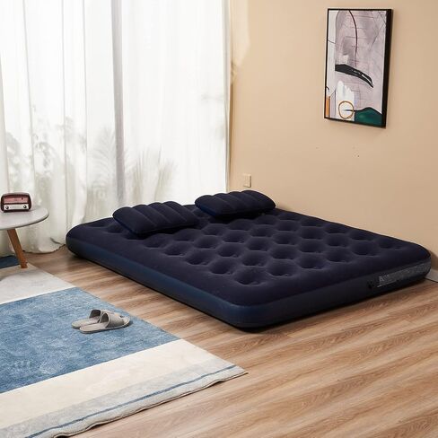 DIMAR GARDEN Full Size Camping Air Mattress Inflatable Bed with Pillow,Include Pump in Saudi Arabia