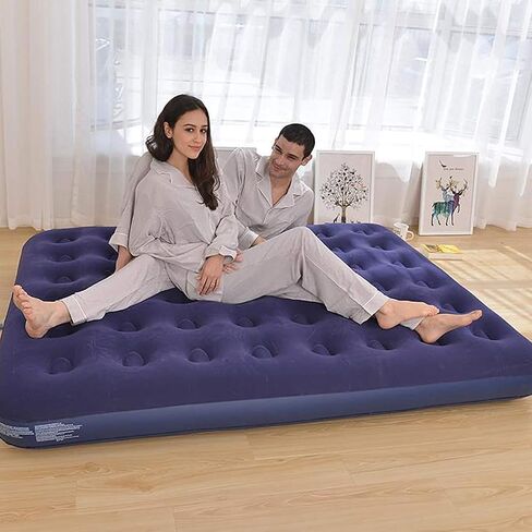 DIMAR GARDEN Full Size Camping Air Mattress Inflatable Bed with Pillow,Include Pump in Saudi Arabia