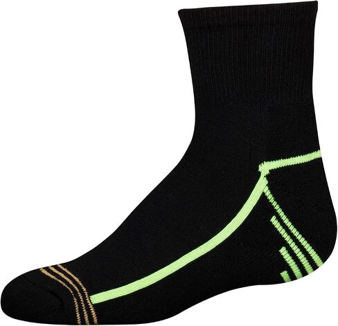 GOLDTOE Boys Athletic Quarter Socks, 6-Pairs in Saudi Arabia