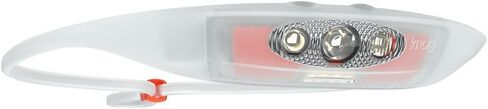 KNOG Bandicoot Run Silicone Rechargeable Headlamp - 250 Lumen, LED Head Lamp w/ 5 Modes, Waterproof Headlamp Flashlight for Outdoor, Camping & Hiking Gear w/Comfortable Reading Light - Coral in Saudi Arabia