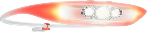 KNOG Bandicoot Run Silicone Rechargeable Headlamp - 250 Lumen, LED Head Lamp w/ 5 Modes, Waterproof Headlamp Flashlight for Outdoor, Camping & Hiking Gear w/Comfortable Reading Light - Coral in Saudi Arabia