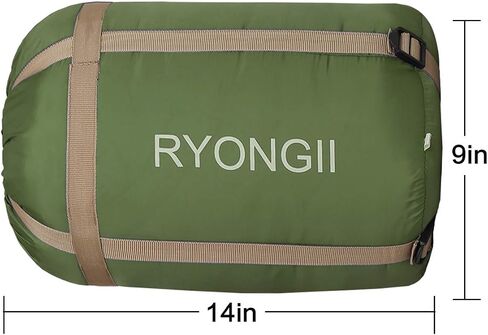 RYONGII Sleeping Bags 32℉ for Adults Teens - 4 Seasons Portable CompressionLightweight Waterproof Youth for Indoor & Outdoor, Waterproof, Backpacking and Outdoors Hiking in Saudi Arabia