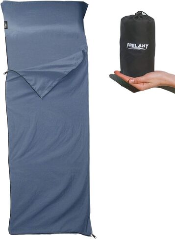 Frelaxy Sleeping Bag Liner, XL Travel Sheet for Camping, Hotels and Hostels in Kuwait