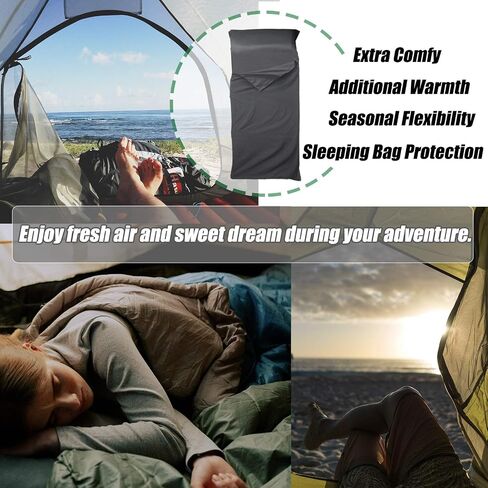 Frelaxy Sleeping Bag Liner, XL Travel Sheet for Camping, Hotels and Hostels in Kuwait