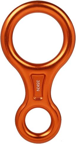 Rescue Figure 8 Descender Climbing Gear Downhill Equipment 35KN/3500kg 7075 Aluminum Alloy Rigging Plate for Climbing Belaying and Rappeling Device in Kuwait
