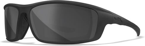 Wiley X WX Grid Sunglasses, Safety Glasses for Men and Women, UV Eye Protection for Shooting, Fishing, Biking, and Extreme Sports, Matte Black Frames, Smoke Grey Tinted Lenses in Saudi Arabia