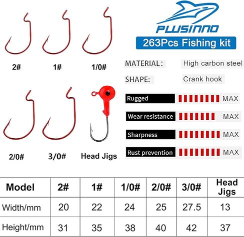 PLUSINNO Fishing Lures, All-in-One Fishing Tackle Box with Tackle Included, Fishing Gear Lure Bait Accessories Kit for Freshwater Bass Trout, Ideal Fishing Gifts for Men, Father & Beginners in Kuwait