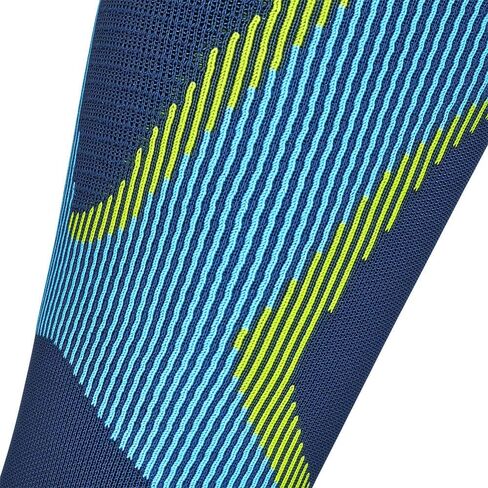 Bauerfeind Run Performance Compression Socks - Targeted Compression Zones - Increased Ankle Stability - Heel and Sole Relief for Running, Jogging, Walking & Sports (Men, Blue, 6-8, L) in Saudi Arabia