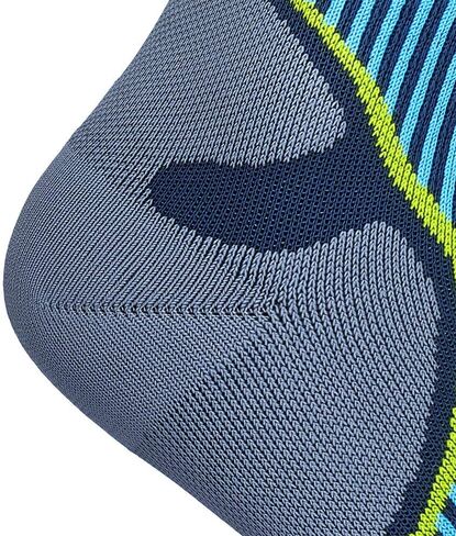 Bauerfeind Run Performance Compression Socks - Targeted Compression Zones - Increased Ankle Stability - Heel and Sole Relief for Running, Jogging, Walking & Sports (Men, Blue, 6-8, L) in Saudi Arabia