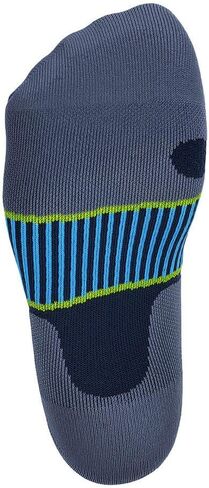Bauerfeind Run Performance Compression Socks - Targeted Compression Zones - Increased Ankle Stability - Heel and Sole Relief for Running, Jogging, Walking & Sports (Men, Blue, 6-8, L) in Saudi Arabia