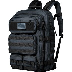 Falko Tactical Backpack - 2.4x Stronger Work & Military Backpack. Water Resistant and Heavy Duty Large Molle Backpack (50L) in Kuwait