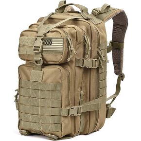 Tru Salute 45L Military Black Tactical Backpack Large Army 3 Day Pack Molle Bug out Bag Rucksack Backpack Military Black in Saudi Arabia