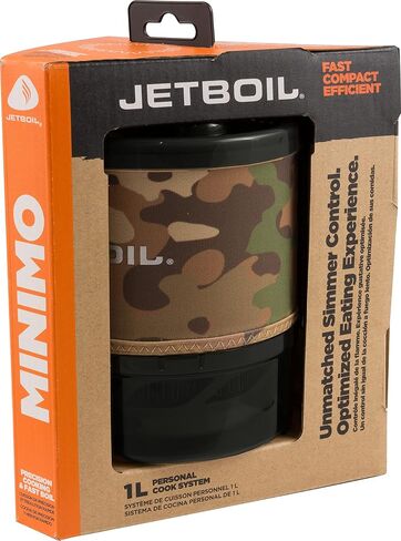 Jetboil MiniMo Camping and Backpacking Stove Cooking System with Adjustable Heat Control in Kuwait
