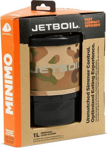Jetboil MiniMo Camping and Backpacking Stove Cooking System with Adjustable Heat Control in Kuwait