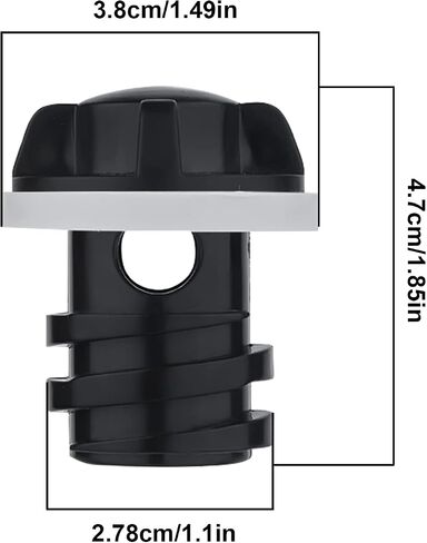 2 Pack Cooler Drain Plug, Replacement Cooler Drain Plug Compatible with Yeti's Line of Roadie, Tundra, and Tank Coolers Fit for ORCA Coolers (Black, Orange) in Saudi Arabia