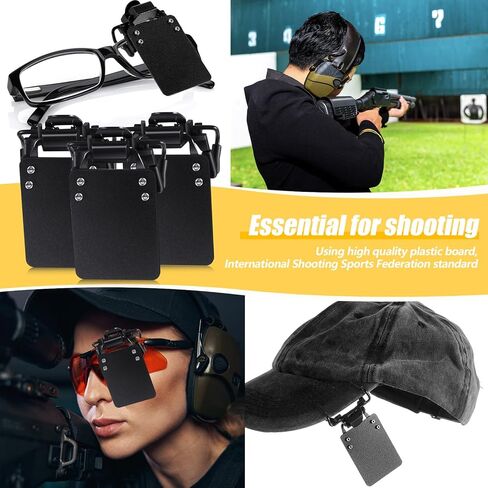 Hungdao 2 Packs International Standard Shooting Glasses Patch Shooting Patch for Eye Glasses Shooting Blinders Aim Assistance in Kuwait